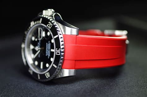 rolex rubber b strap|best rubber strap for rolex.